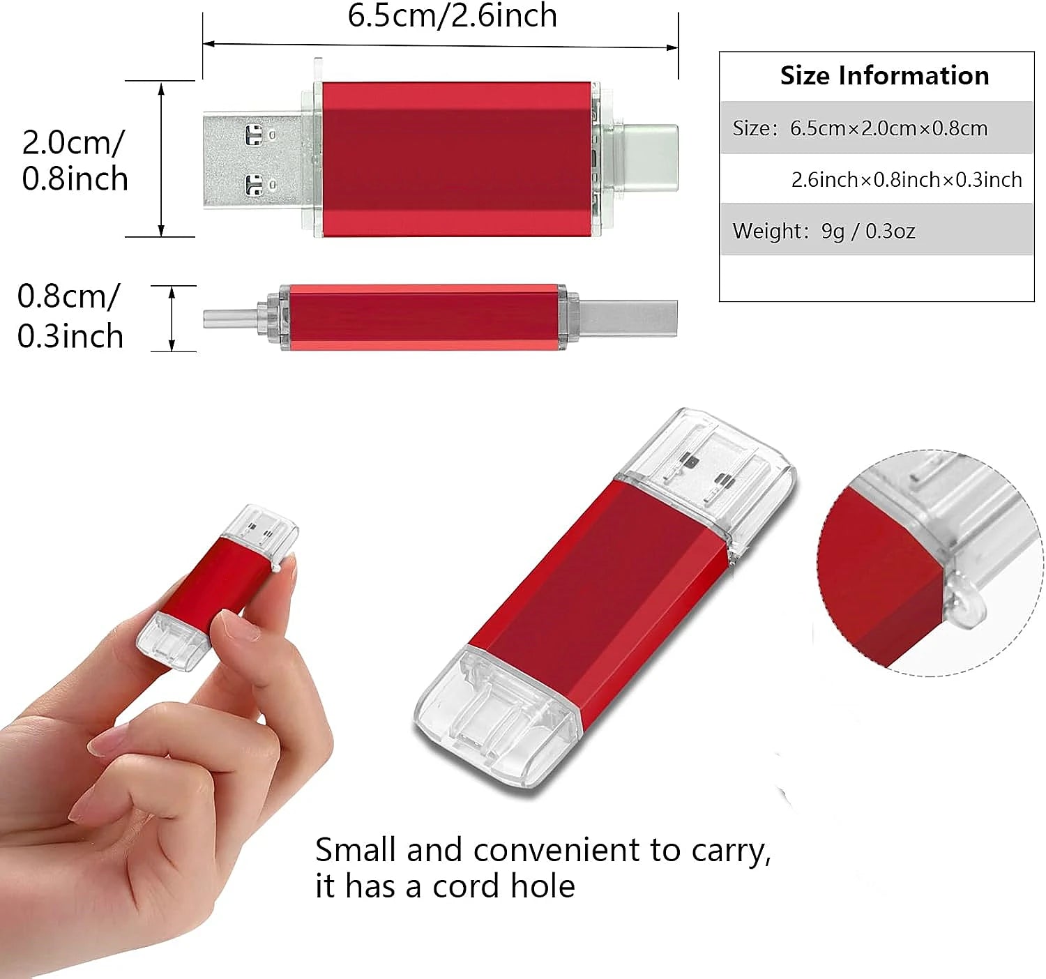 2TB OTG USB Flash Drive USB 3.0 Type C For iPhone ipad 1TB 512GB 256G Pendrive Samsung Huawei Xiaomi Android Laptop Memory Stick